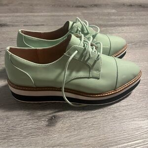 Halogen Mint Green Platform Shoes